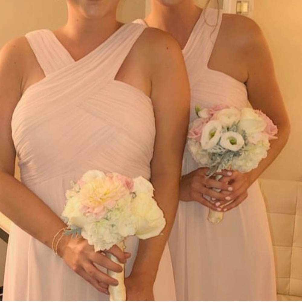 Pink bridesmaid dress